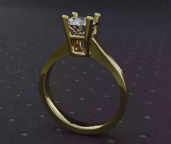 1 carat single stone solitaire engagement ring 