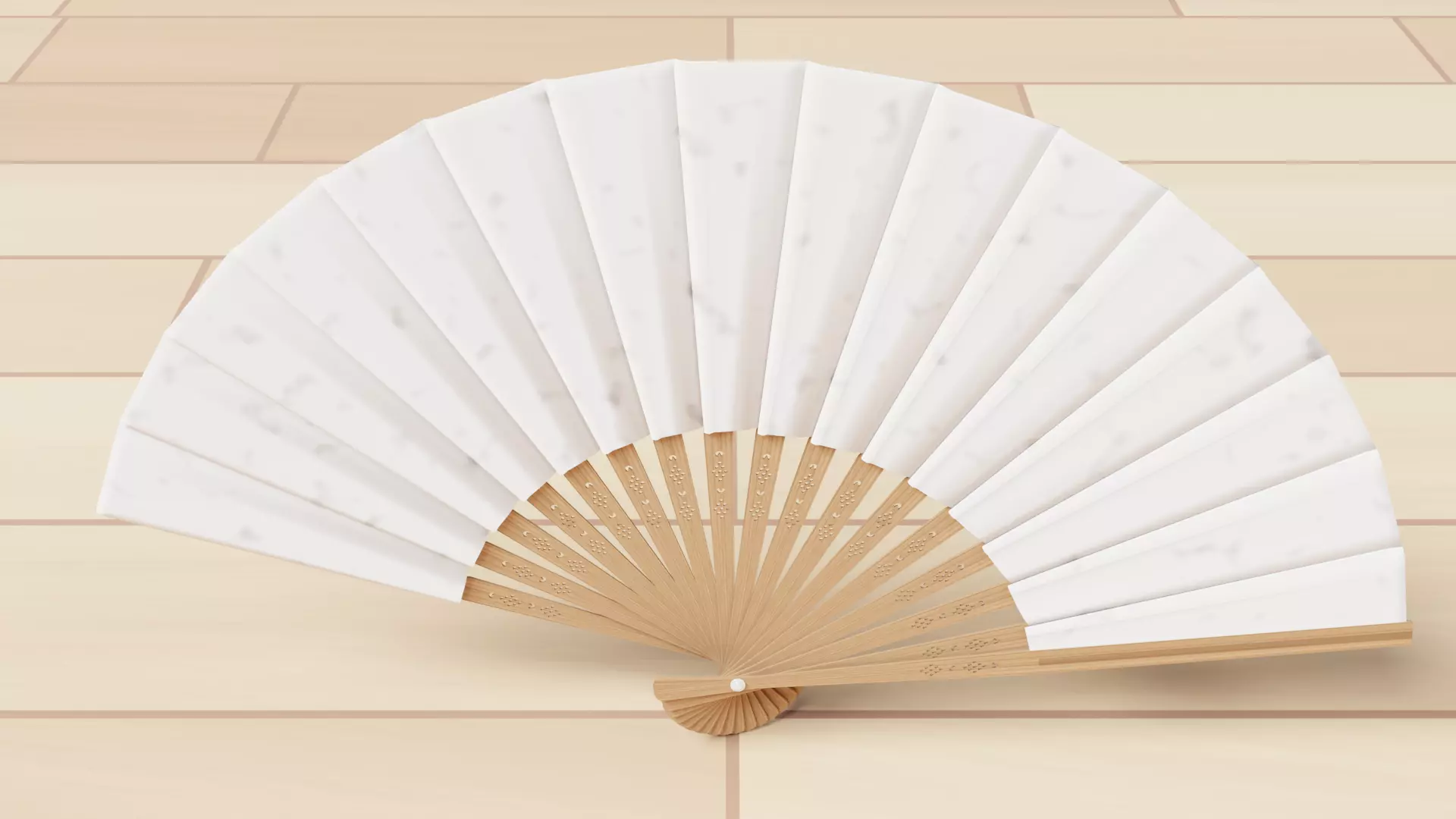 Folding Fan 3D model_0