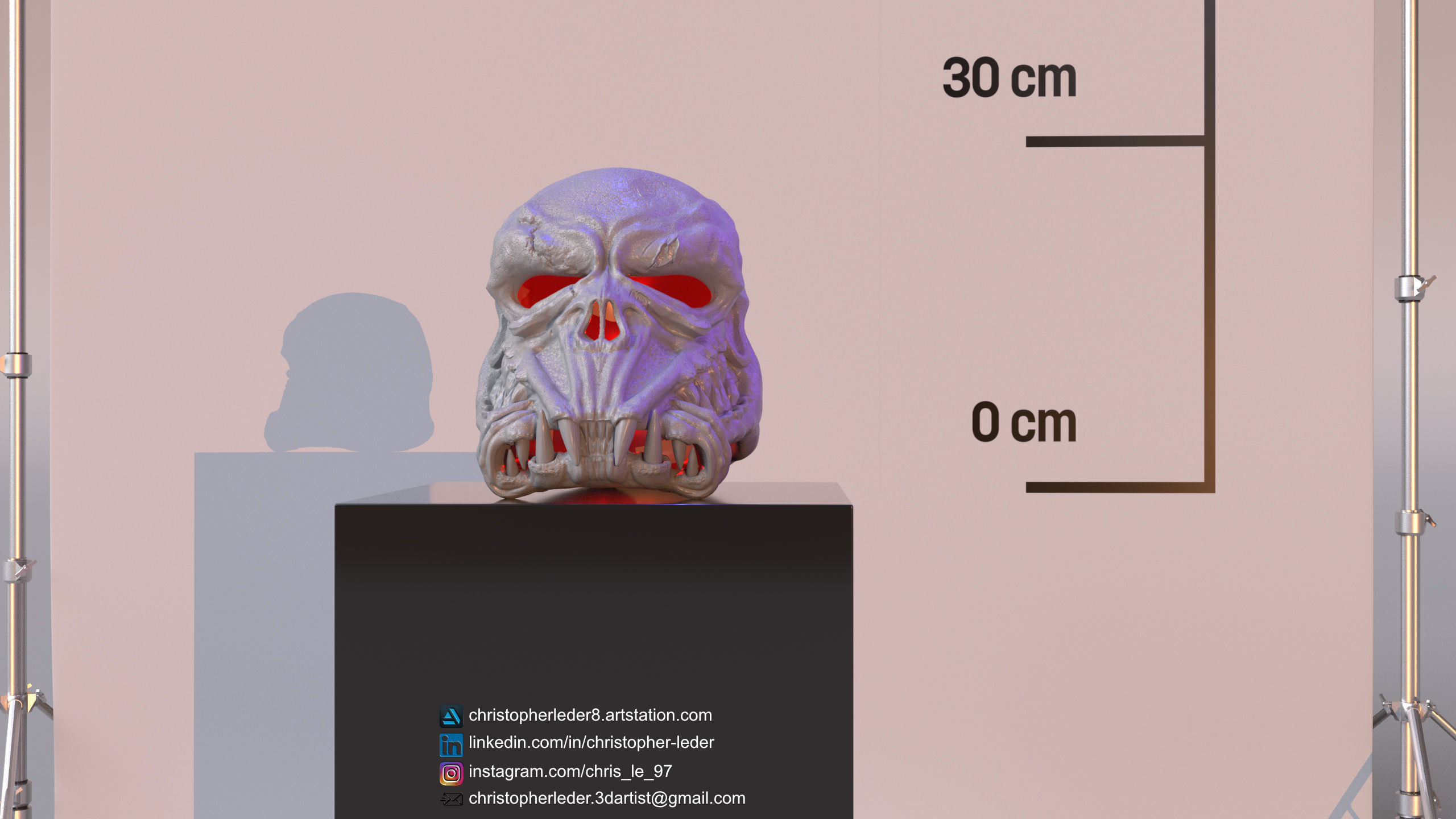 Star Wars Skull Death Trooper Helmet 3D print model_2