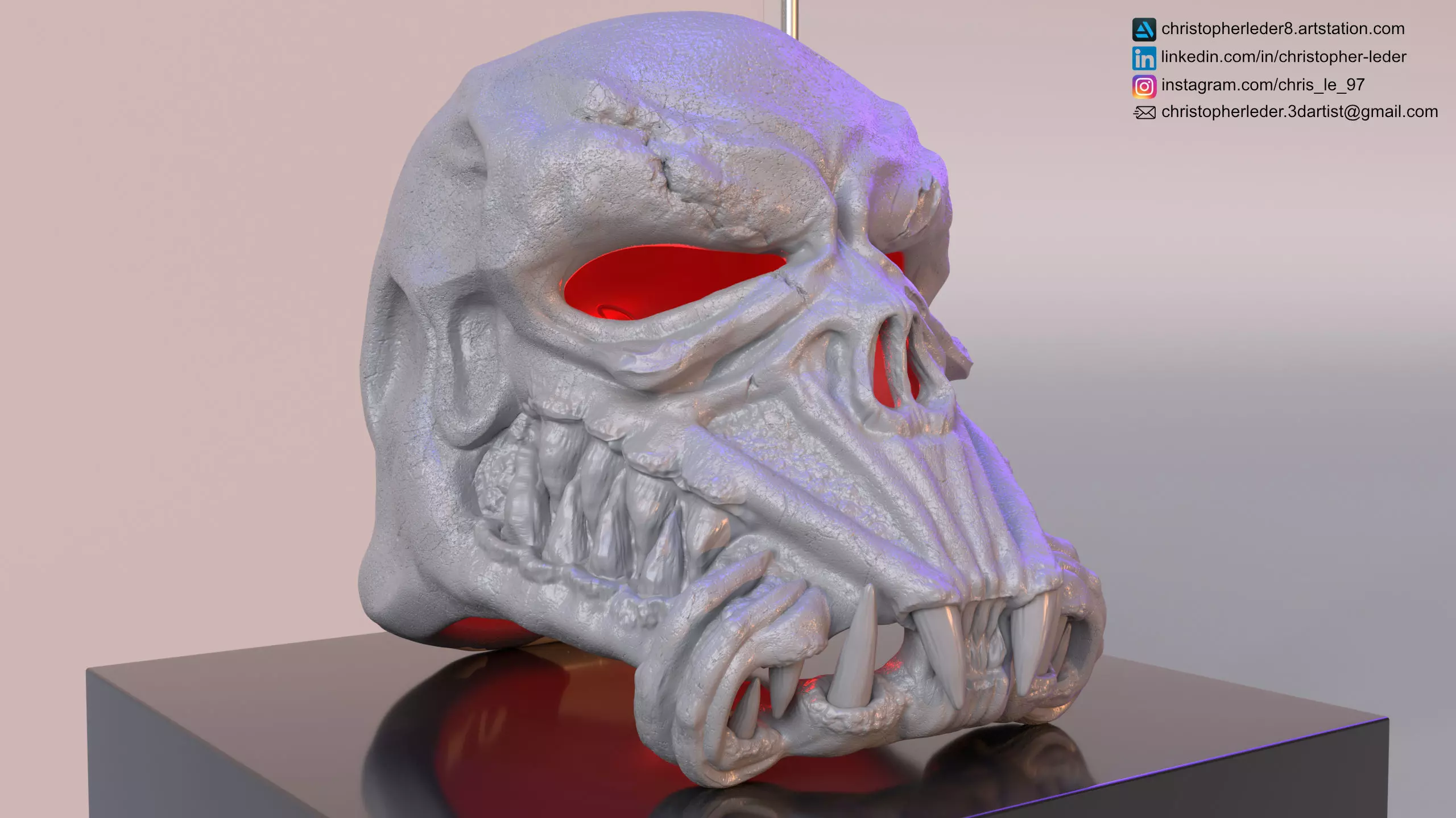 Star Wars Skull Death Trooper Helmet 3D print model_0