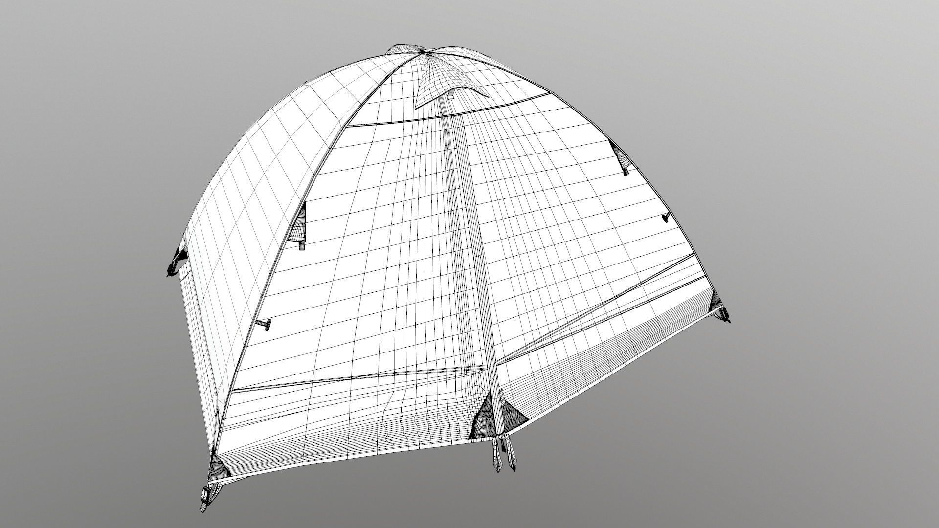 Hotbox Dome Tent 3D model_14