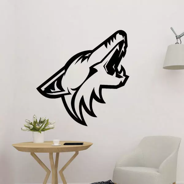 Wolf Head Wall Decoration 3D print model_0