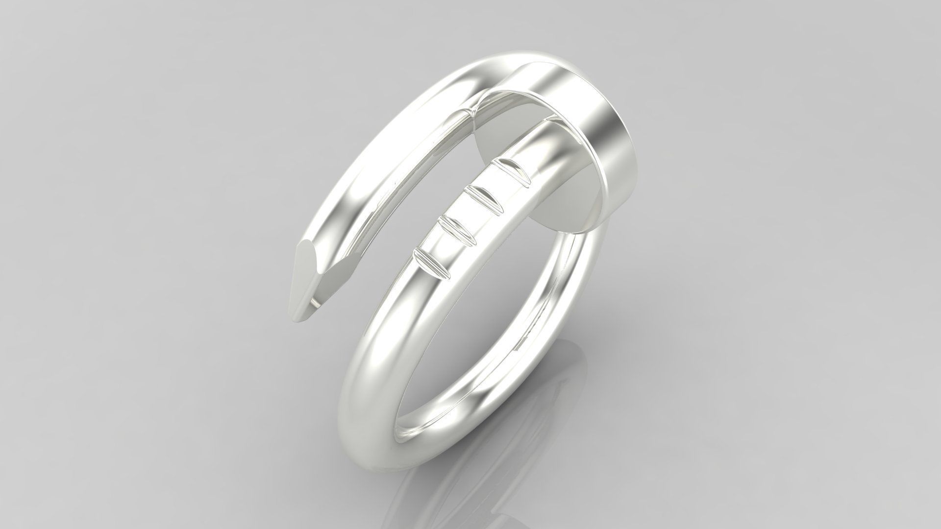 Ring M86 Women ring Size 9 5 US 3D print model_23