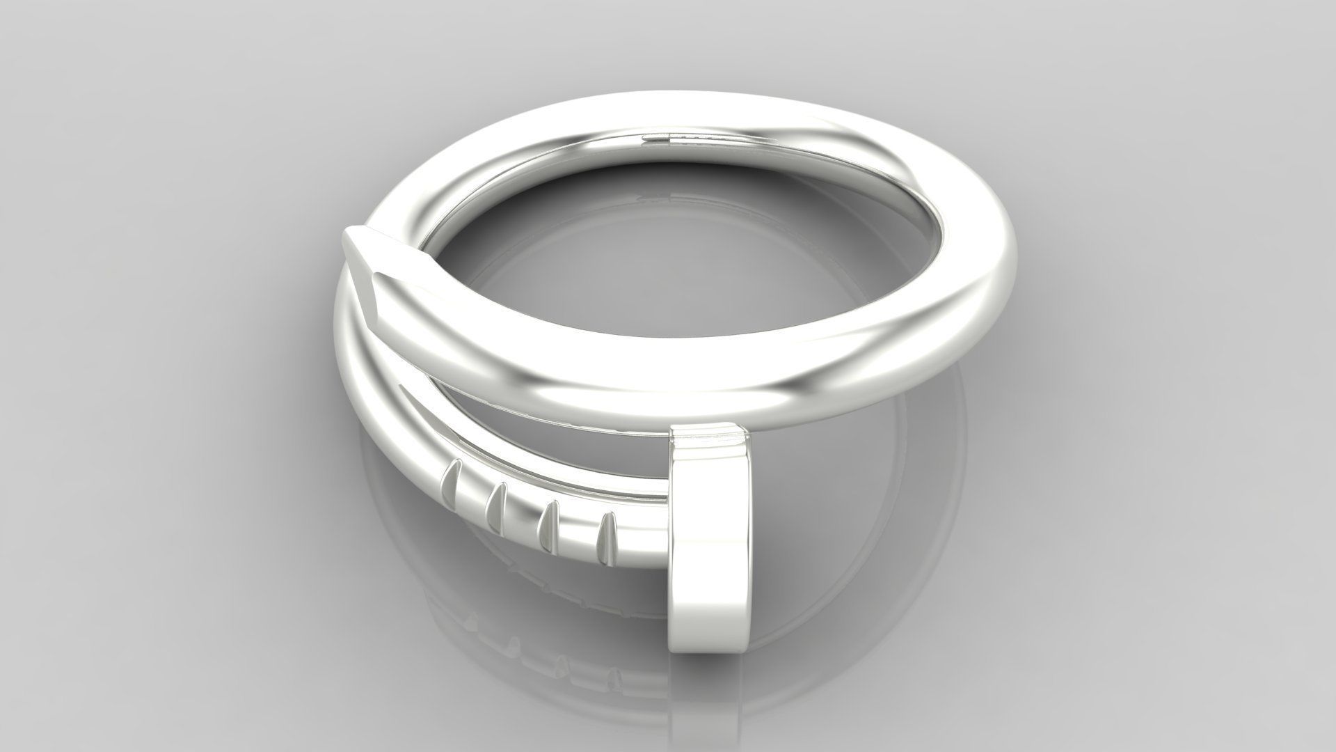 Ring M86 Women ring Size 9 5 US 3D print model_29