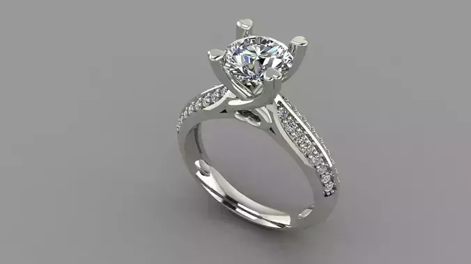 FELALE RING 3D print model
