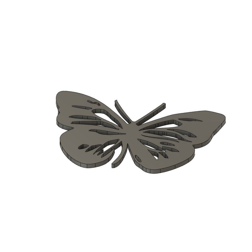 Butterfly Wall Art 3D print model_1