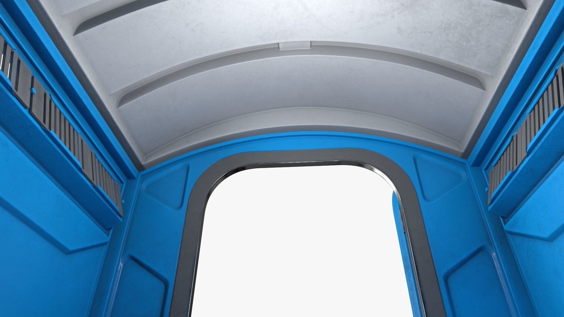 Portable Restroom Low-poly 3D model_22