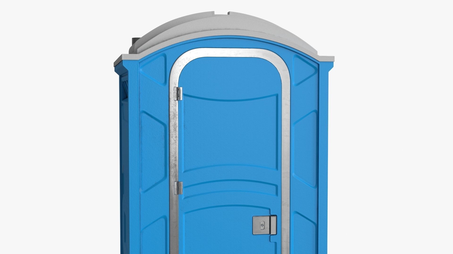 Portable Restroom Low-poly 3D model_15