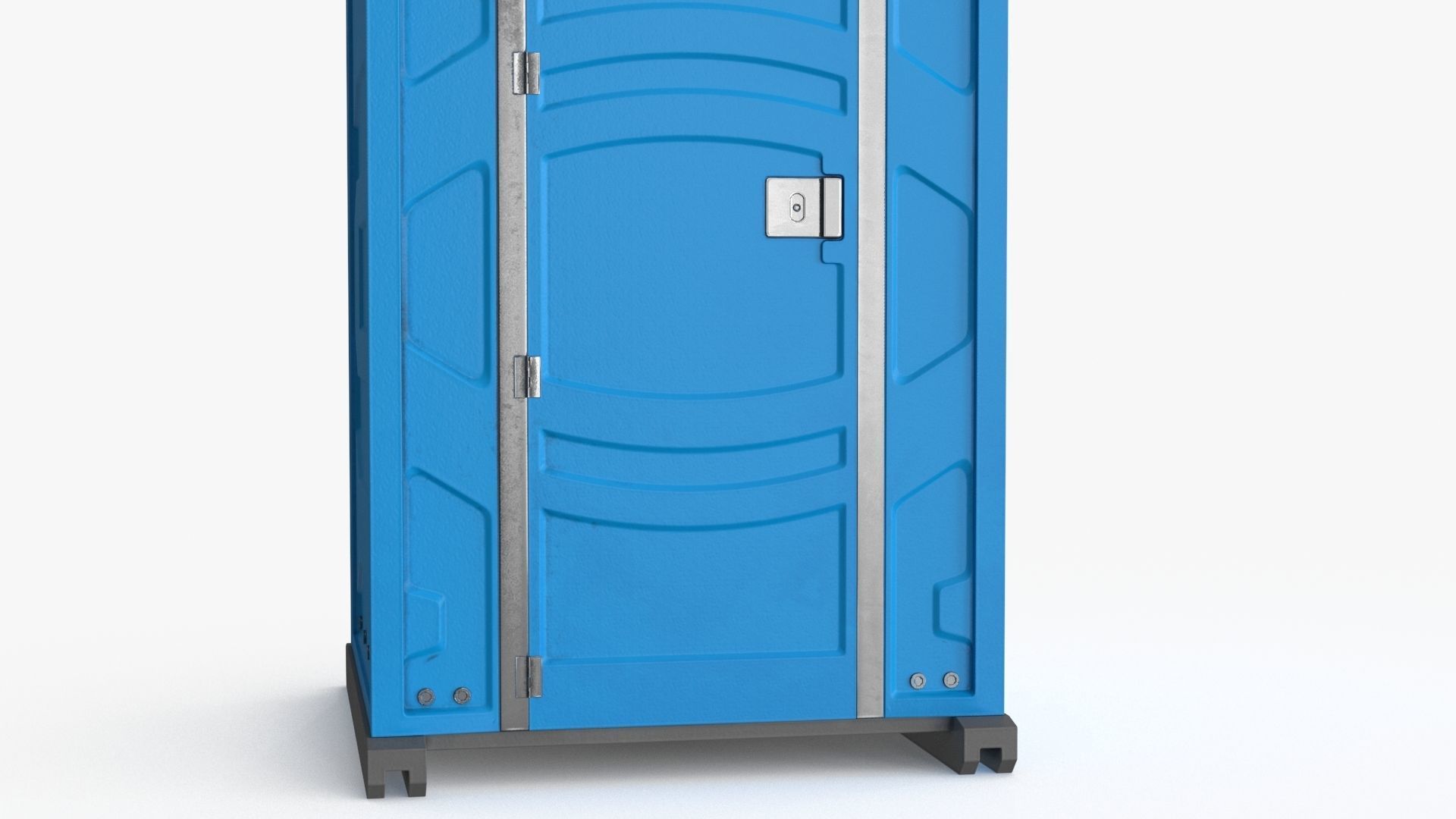 Portable Restroom Low-poly 3D model_16