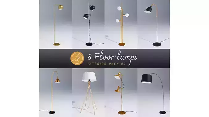 Floor Lamps Interior Pack N1