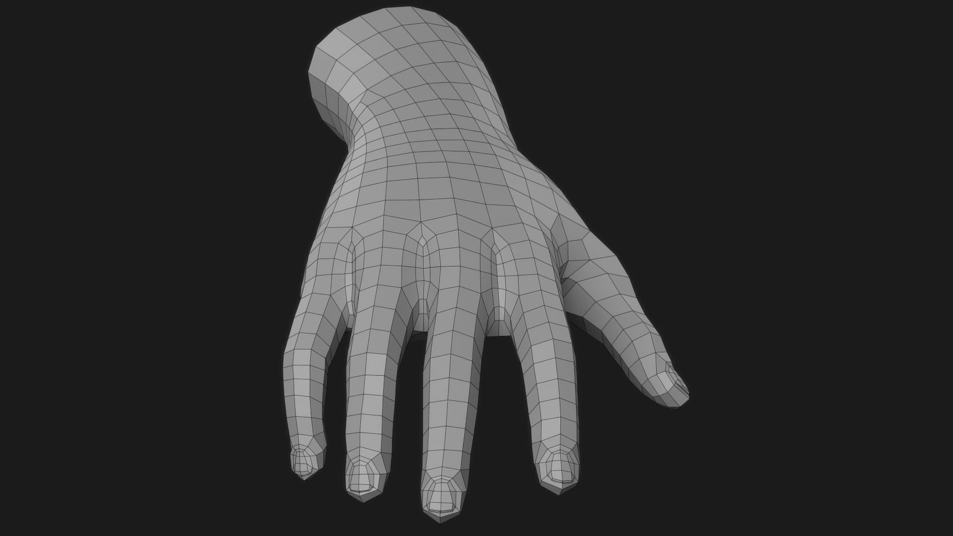 Realistic Man Hand 3D model_11