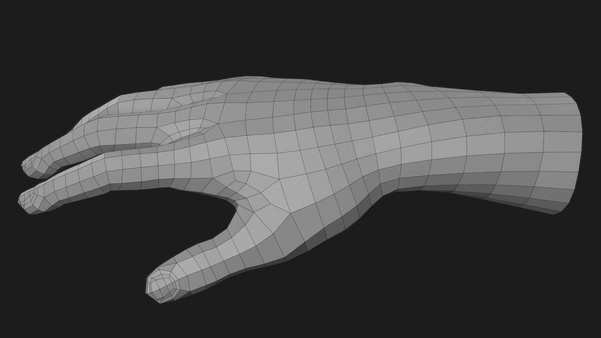 Realistic Man Hand 3D model_21