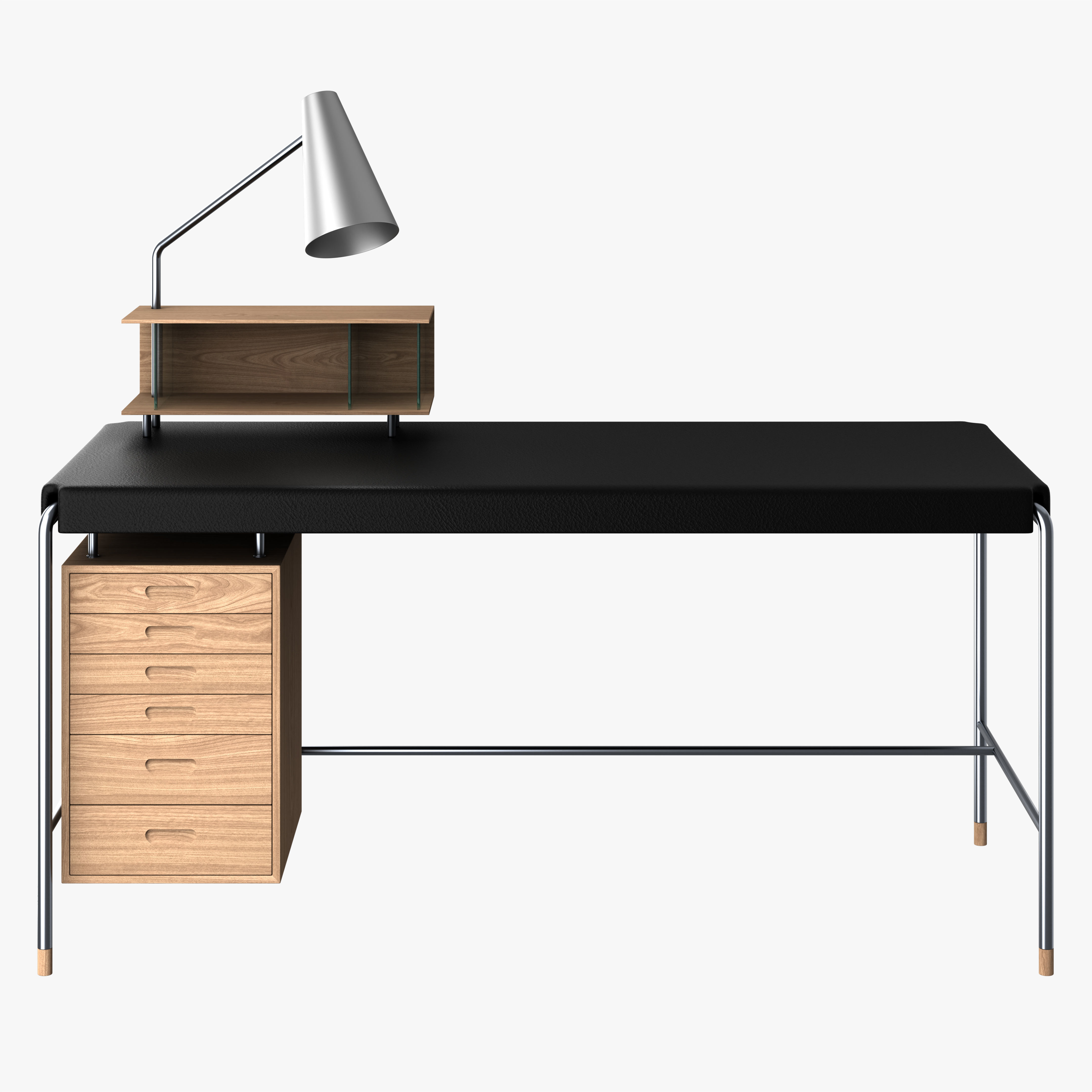 AJ52 Society Table with Lamp Module 3D model_1