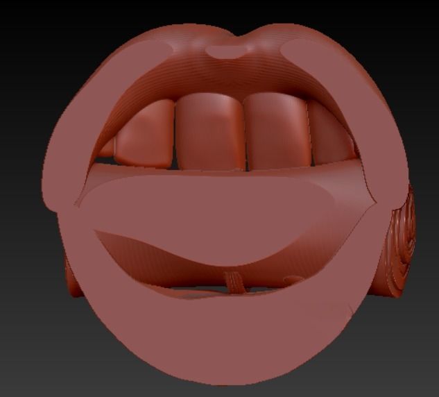 DOLLARS IN THE TEETH 3D PRINT MODEL 3D print model_14