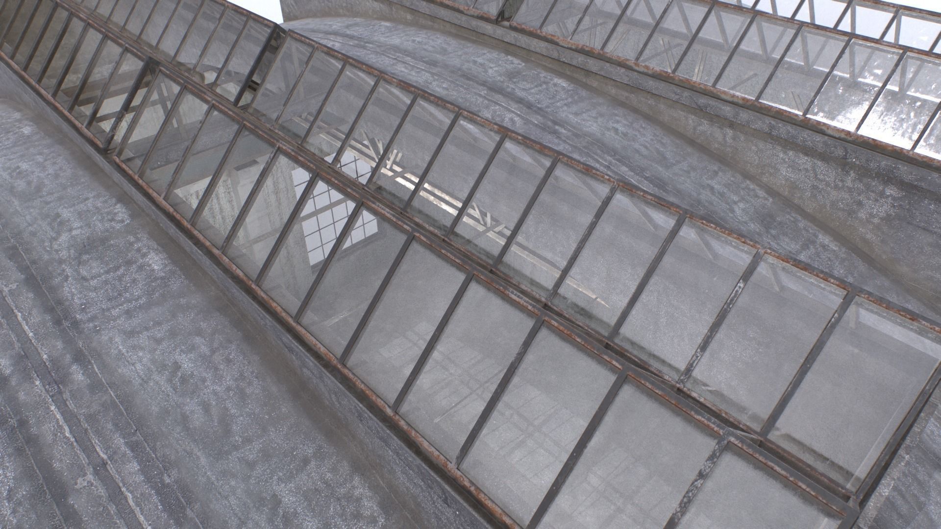 Old Warehouse Low-poly 3D model_16