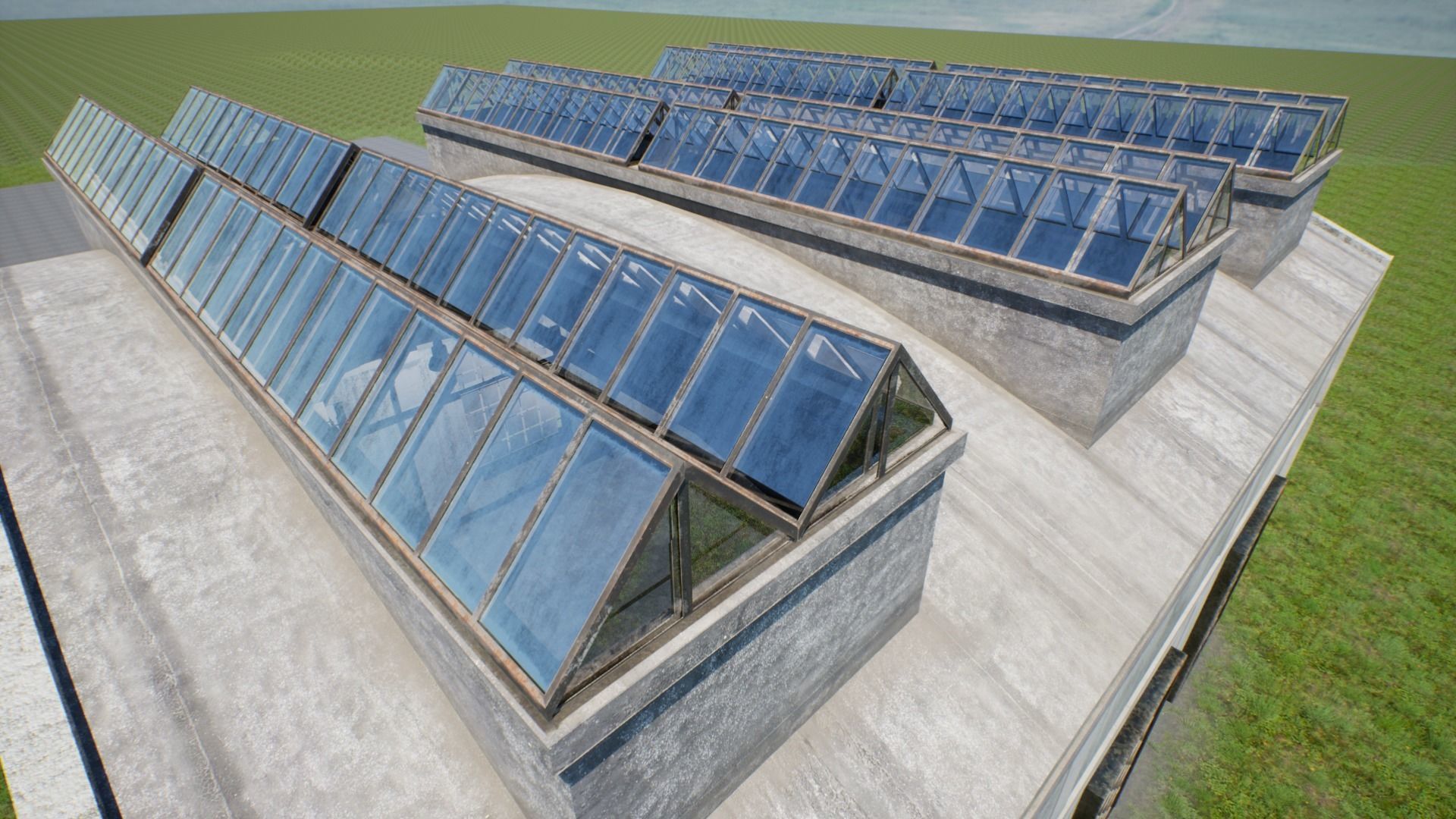 Old Warehouse Low-poly 3D model_6