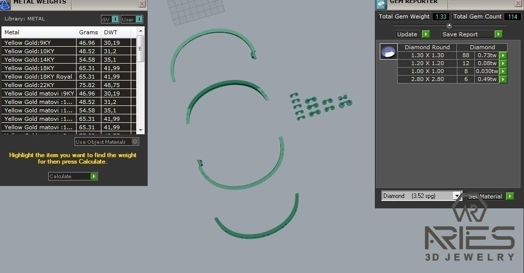 Woman Bracelet 3D print model D34 3D print model_7