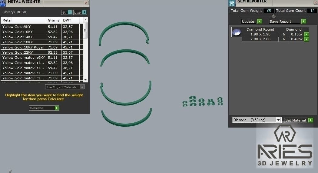 Woman Bracelet 3D print model D35 3D print model_18