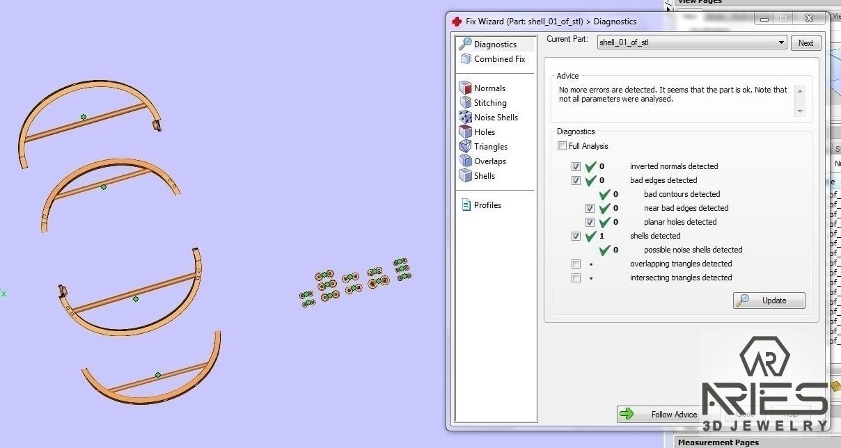 Woman Bracelet 3D print model D35 3D print model_17