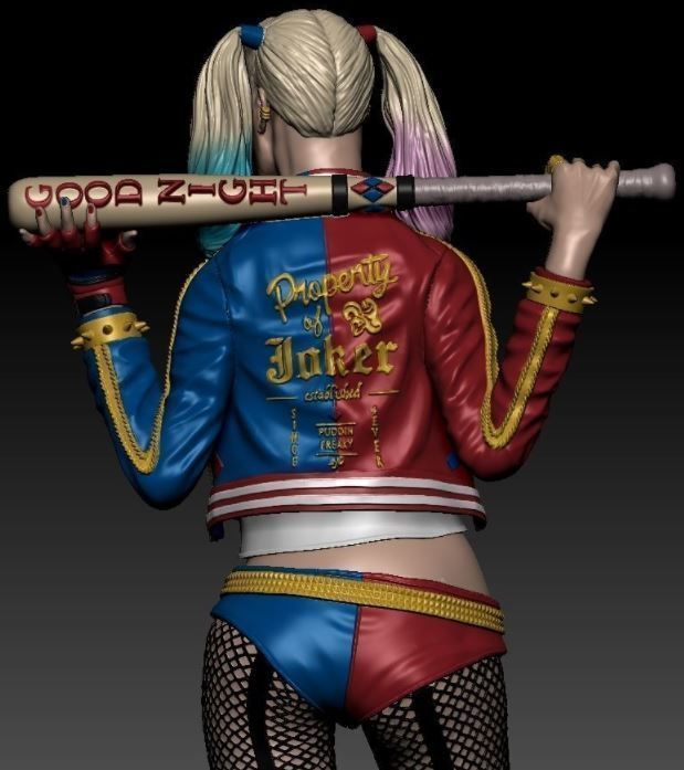Harley Quinn 3D print model_1