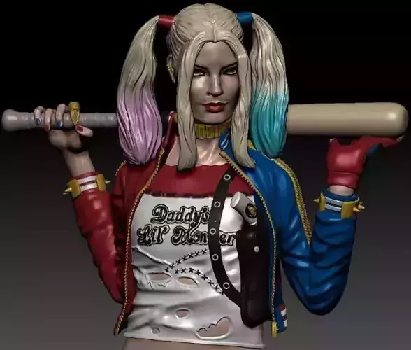 Harley Quinn 3D print model