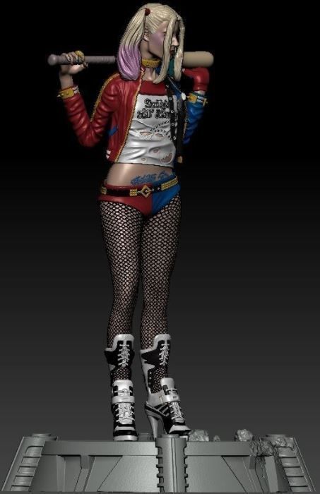 Harley Quinn 3D print model_8
