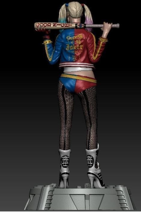 Harley Quinn 3D print model_5