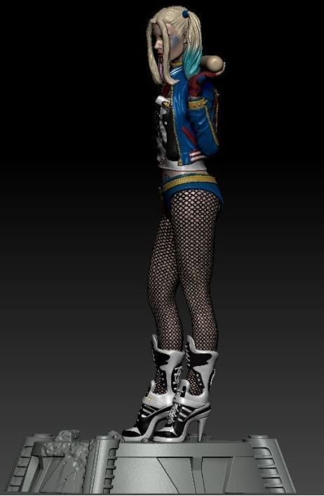 Harley Quinn 3D print model_4