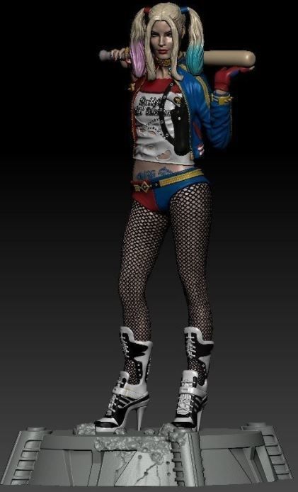 Harley Quinn 3D print model_2