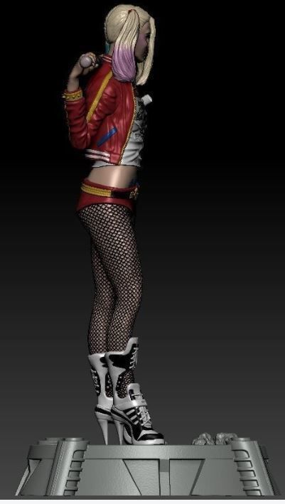 Harley Quinn 3D print model_6