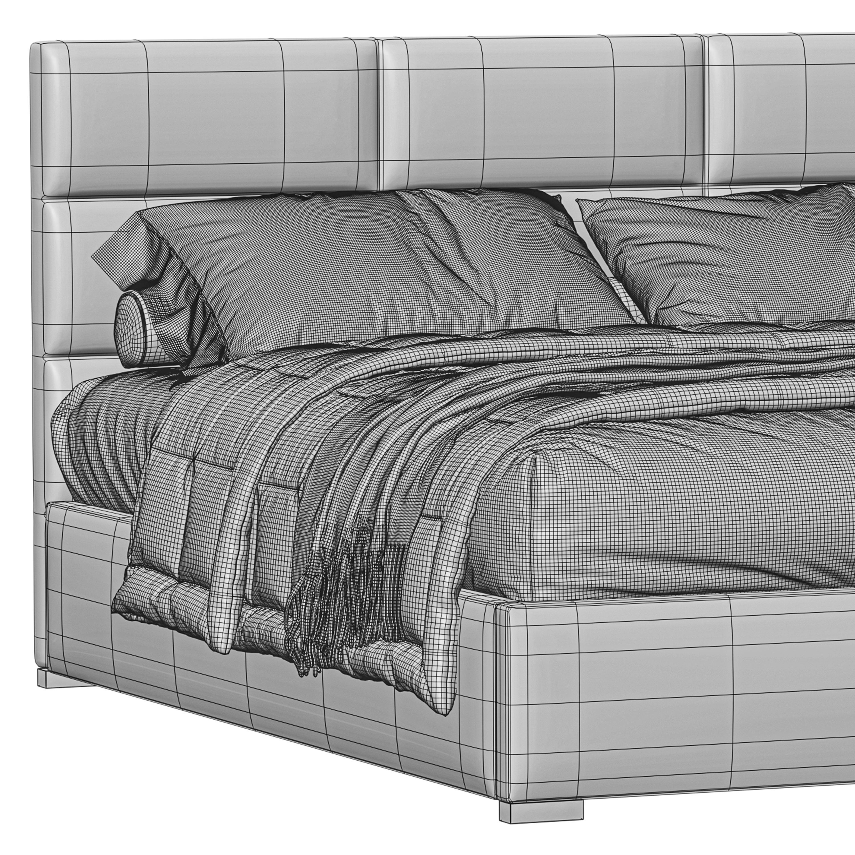 RH RECTANGULAR BED 3D model_3