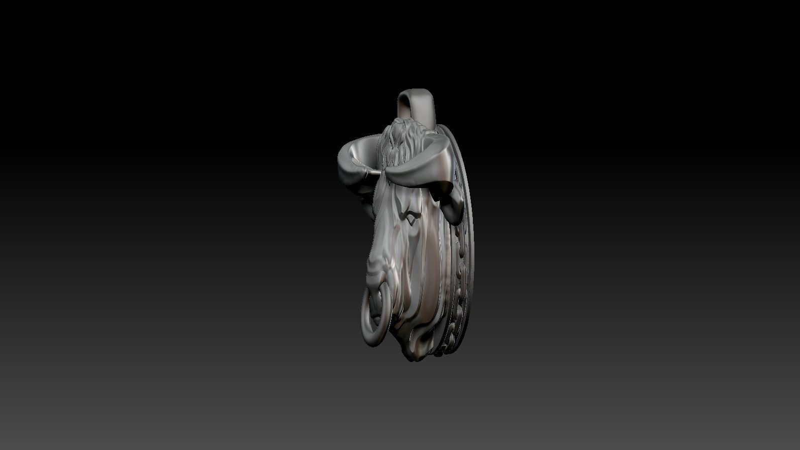 Pendant Taurus 3D print model_13
