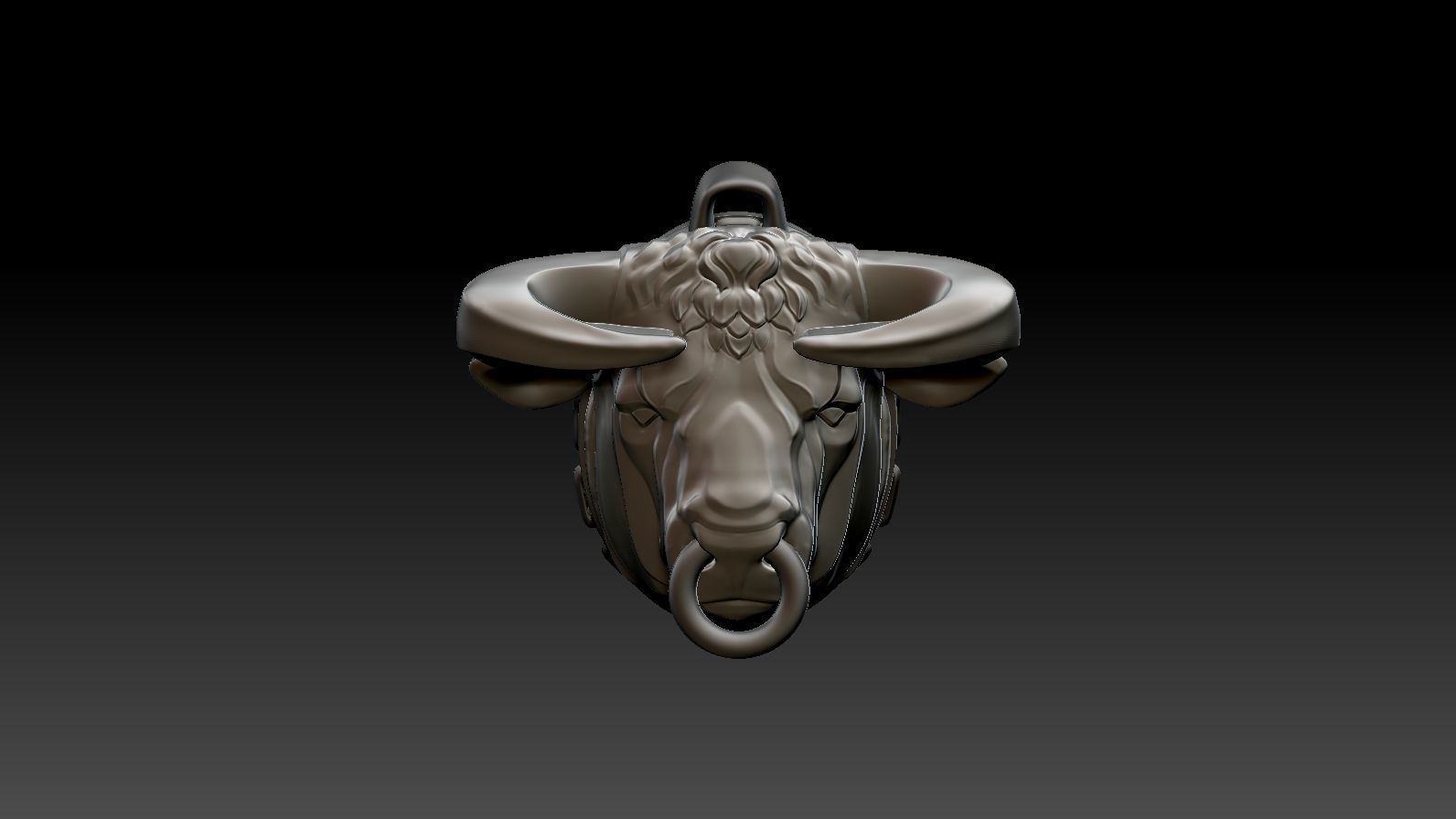 Pendant Taurus 3D print model_28