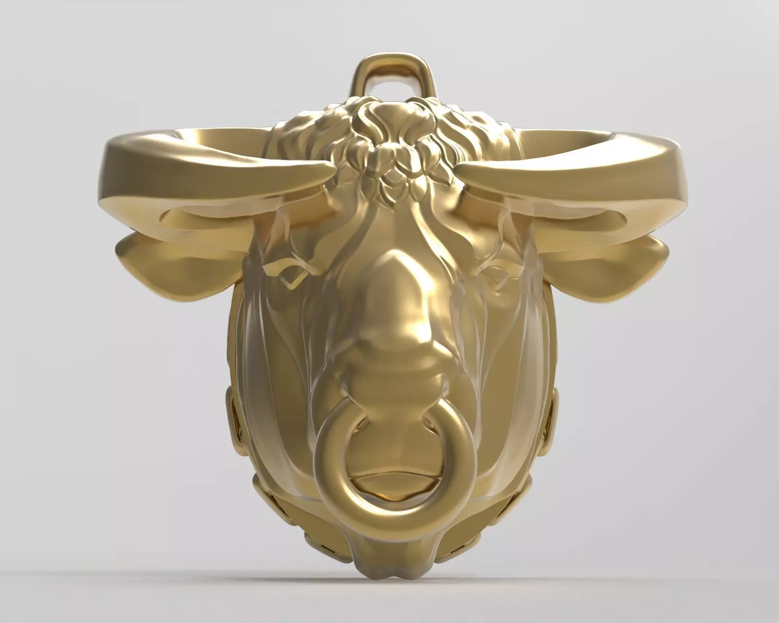 Pendant Taurus 3D print model_0