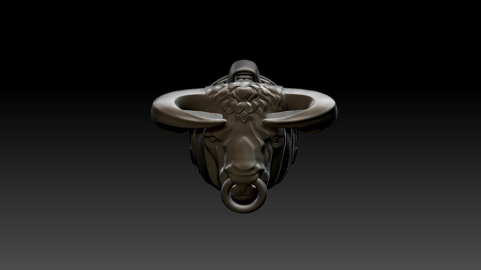 Pendant Taurus 3D print model_29