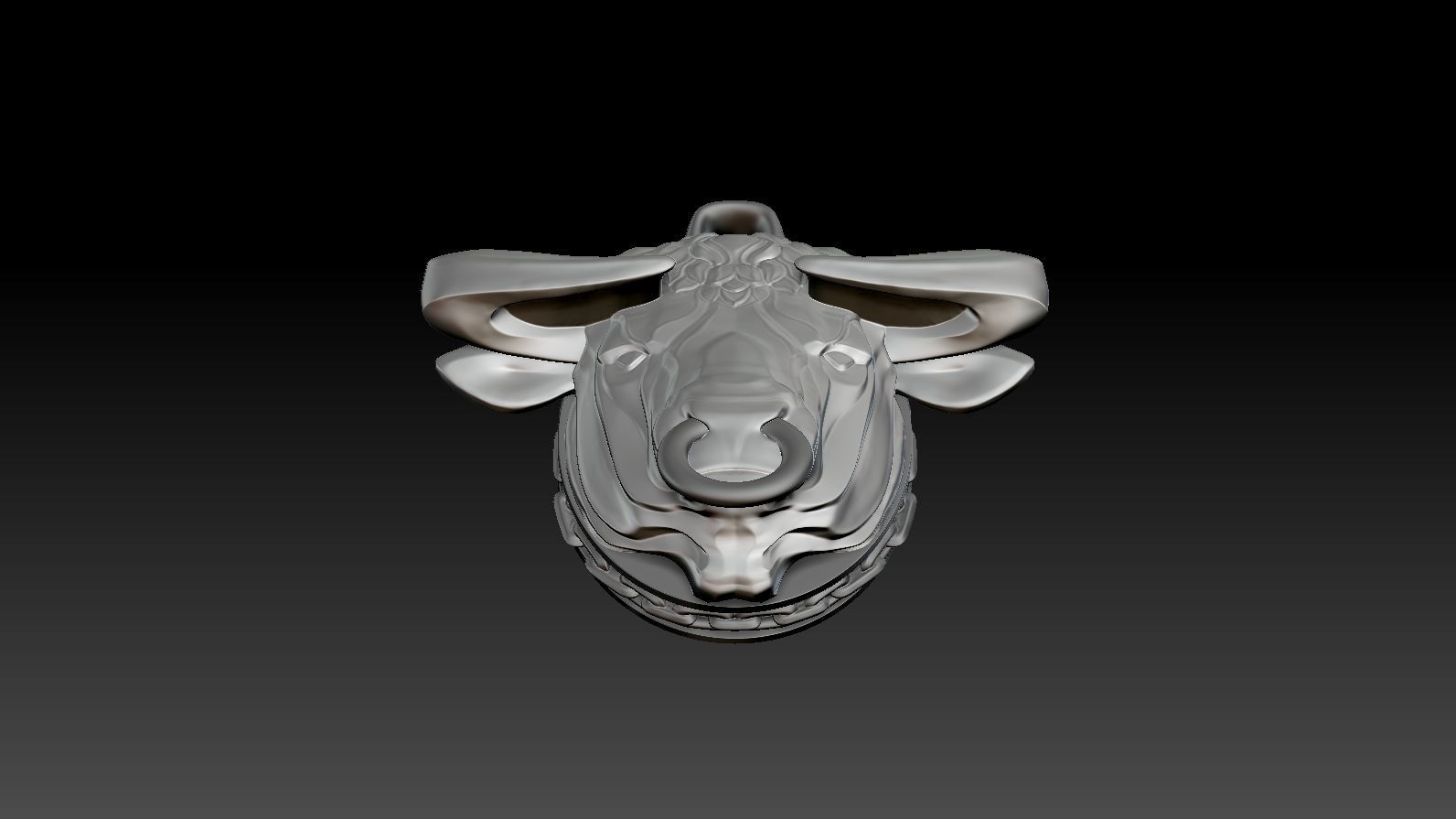 Pendant Taurus 3D print model_26