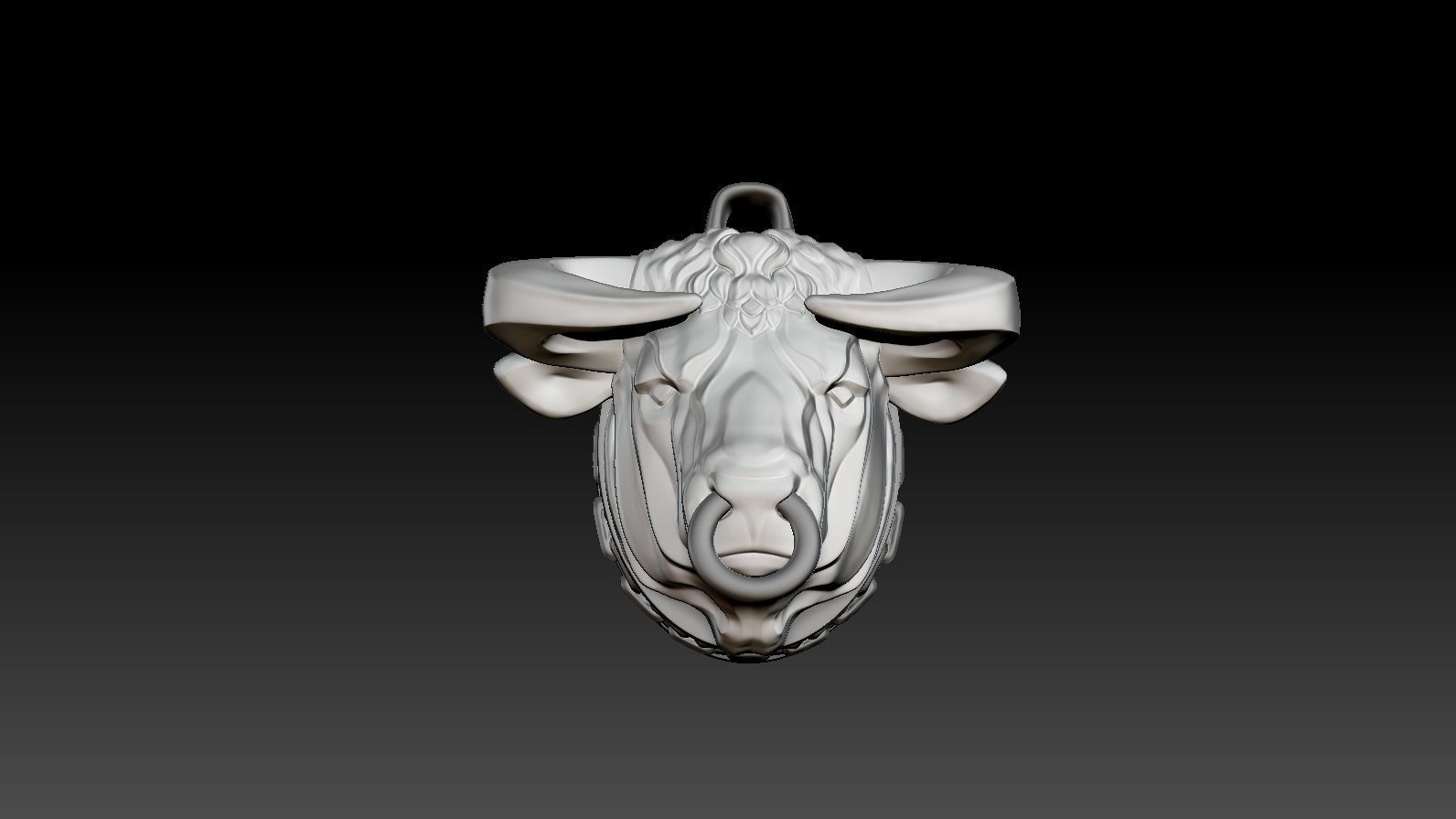 Pendant Taurus 3D print model_23