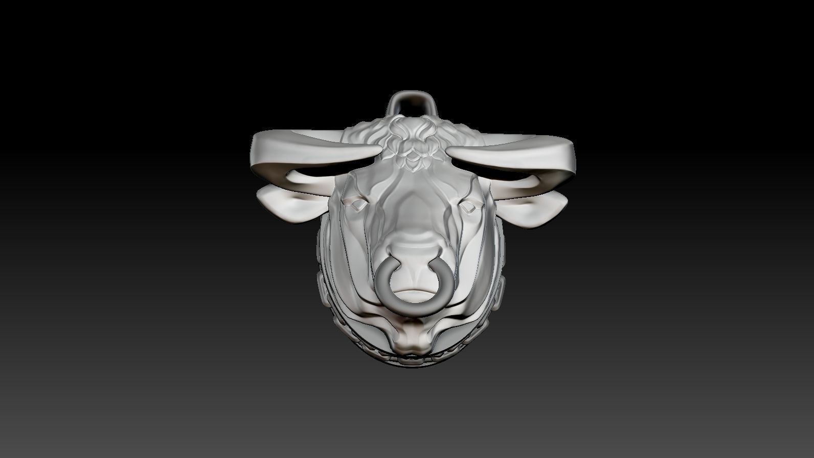 Pendant Taurus 3D print model_24