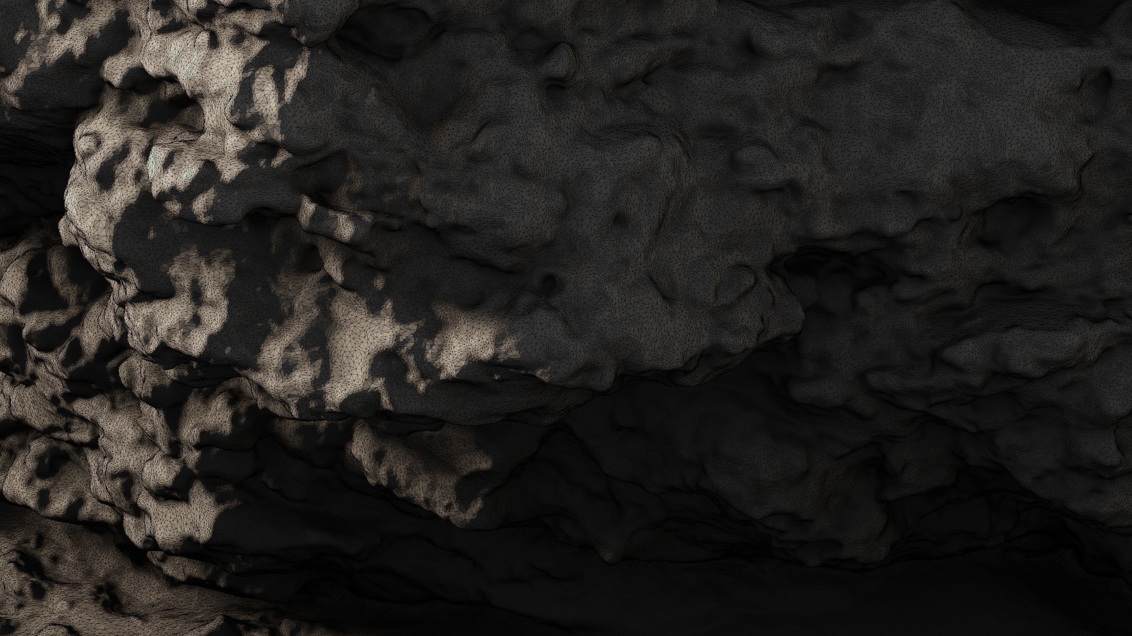 Rock24 rock in sand 3D model_27