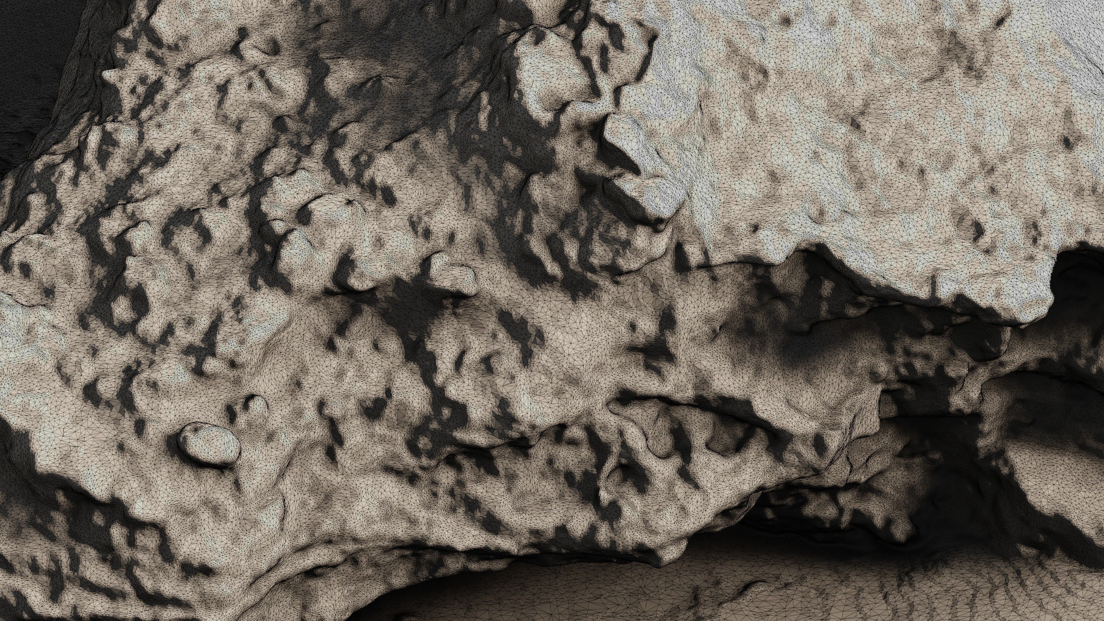 Rock24 rock in sand 3D model_32