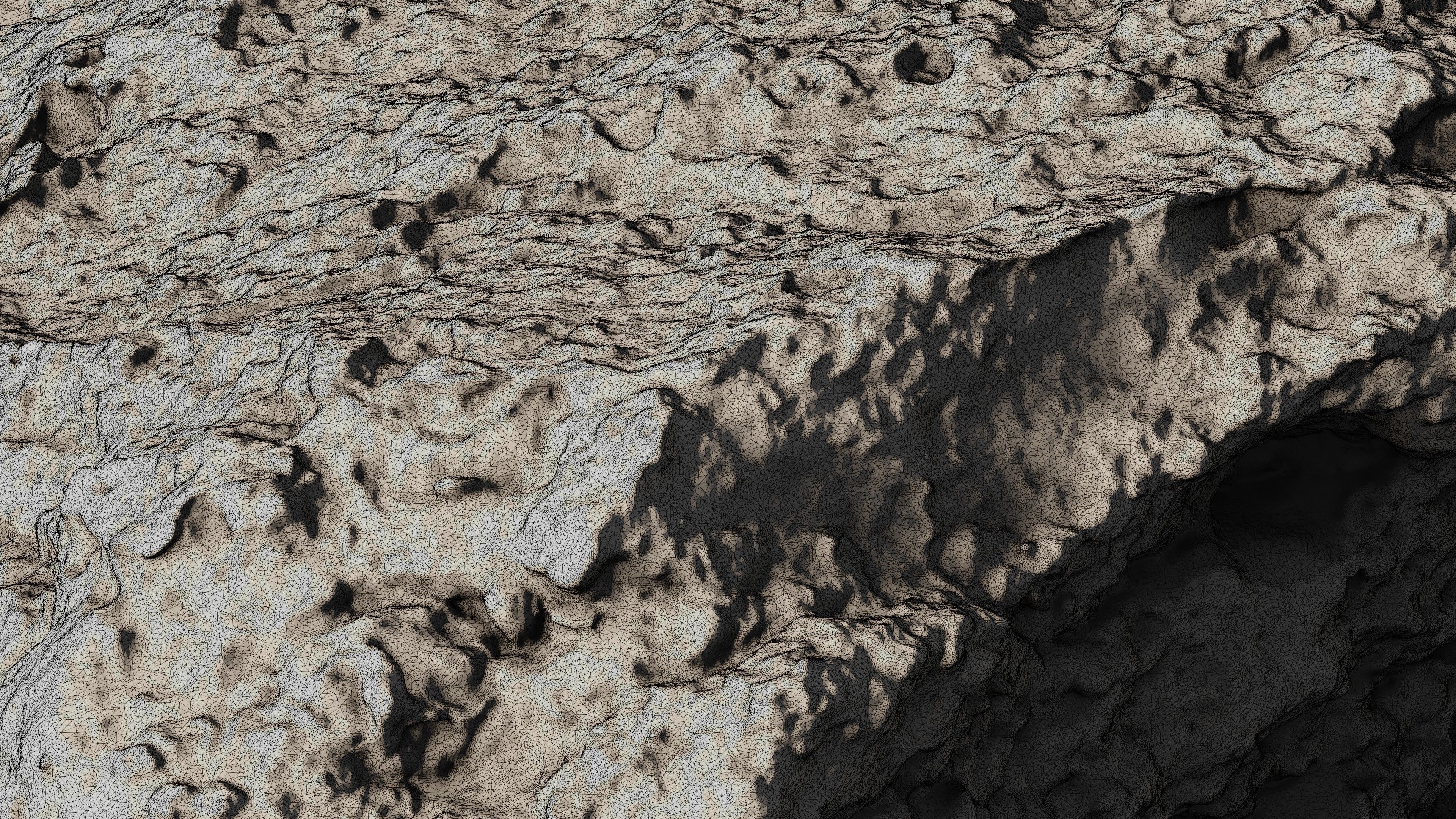 Rock24 rock in sand 3D model_25