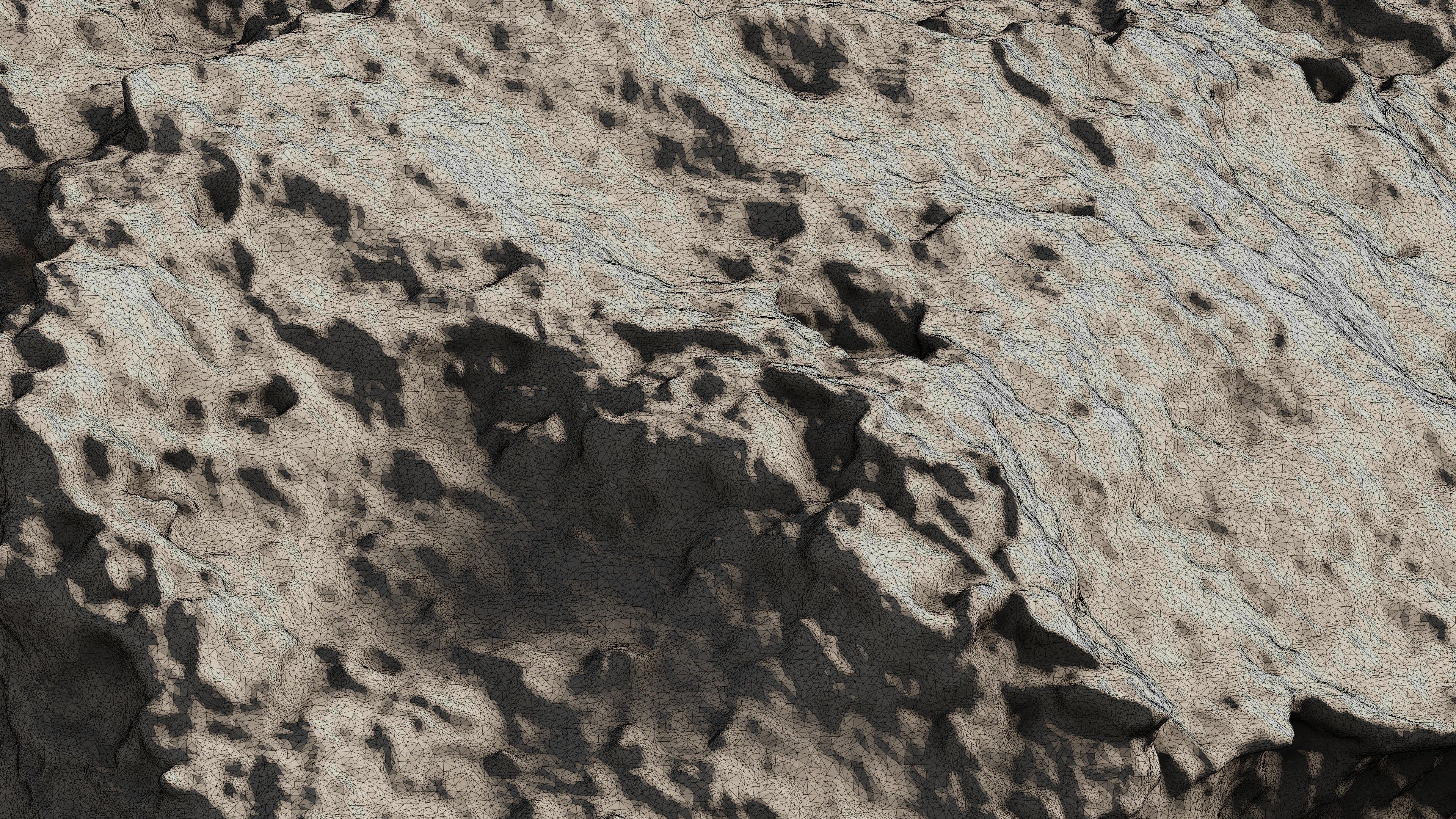 Rock24 rock in sand 3D model_34