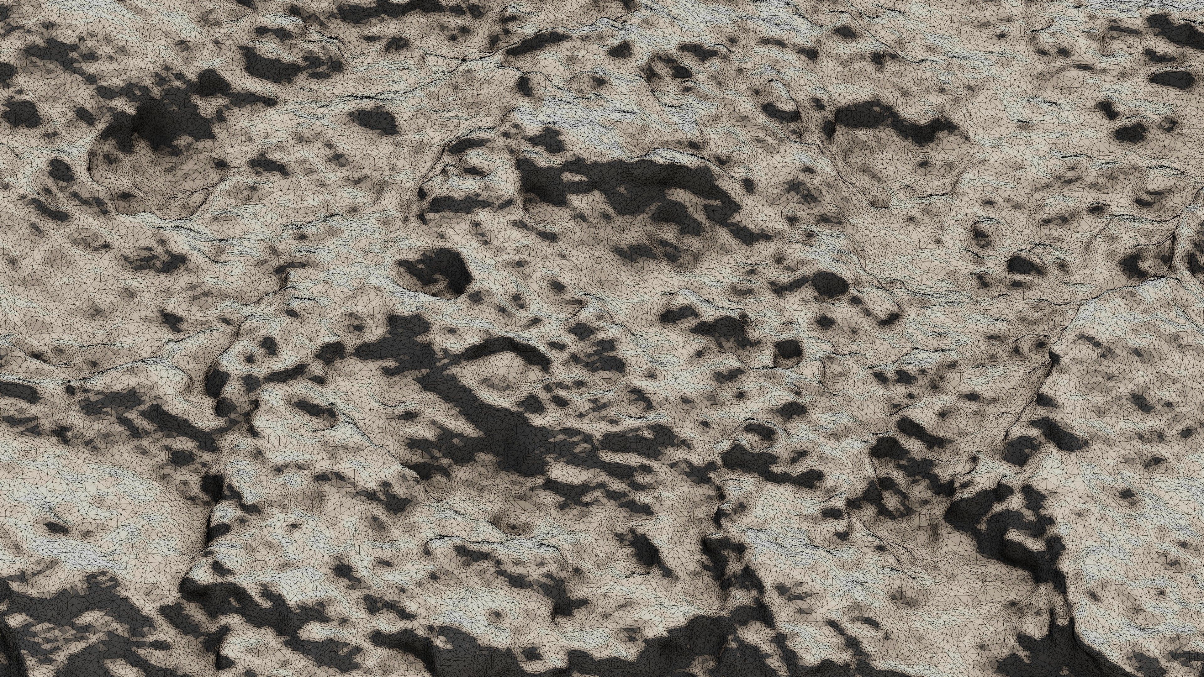 Rock24 rock in sand 3D model_30