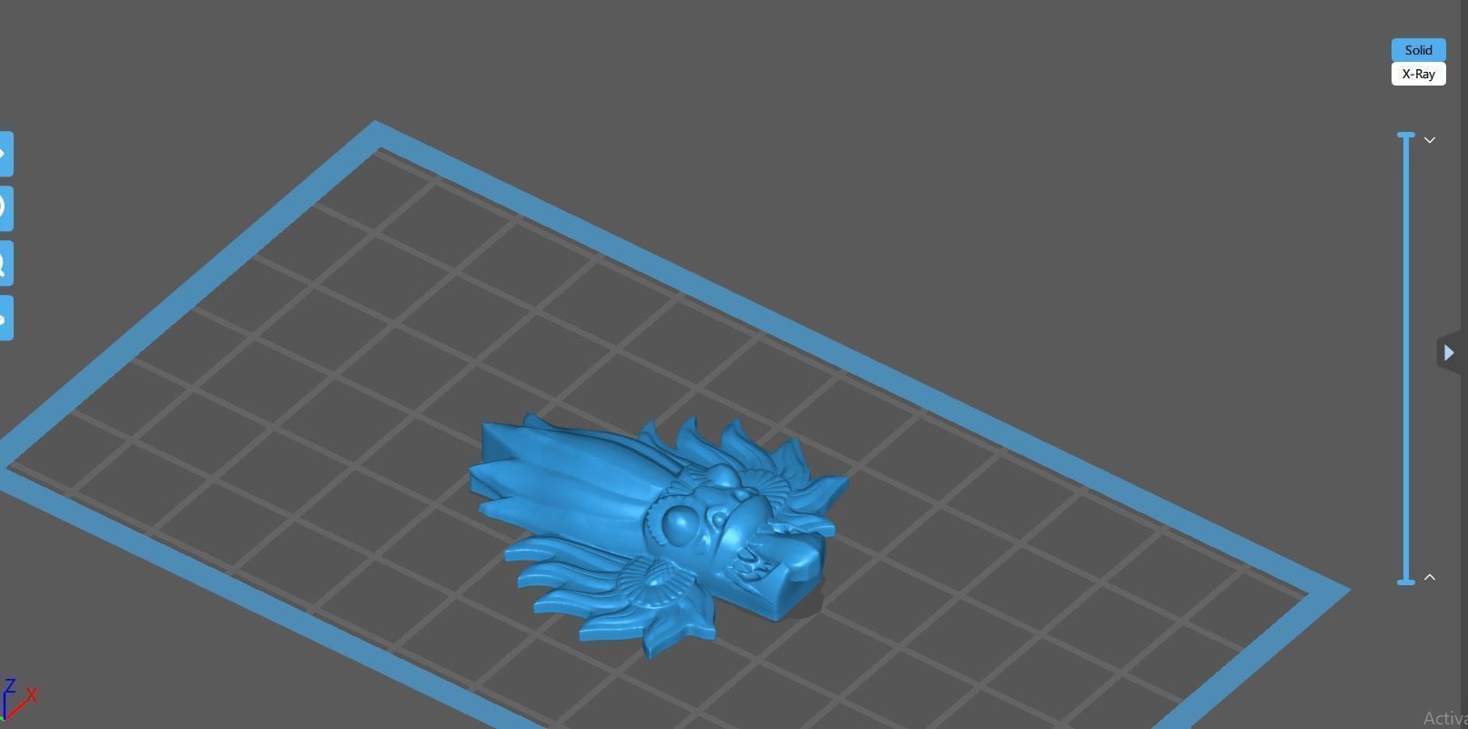 SriLankan Traditional mask GARA YAKA 3D printable model 3D print model_3