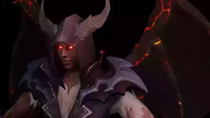 Devil Kara Low-poly 3D model