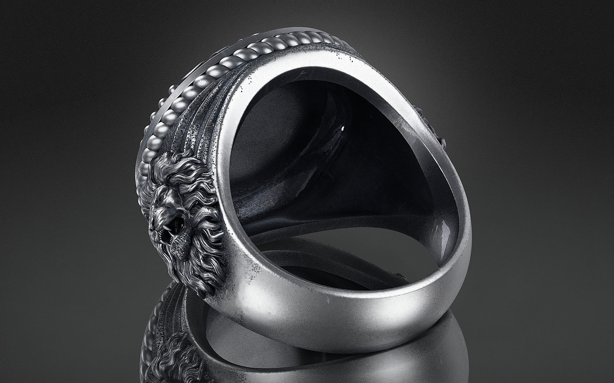 Zodiac Ring Aquarius a01 3D print model_6