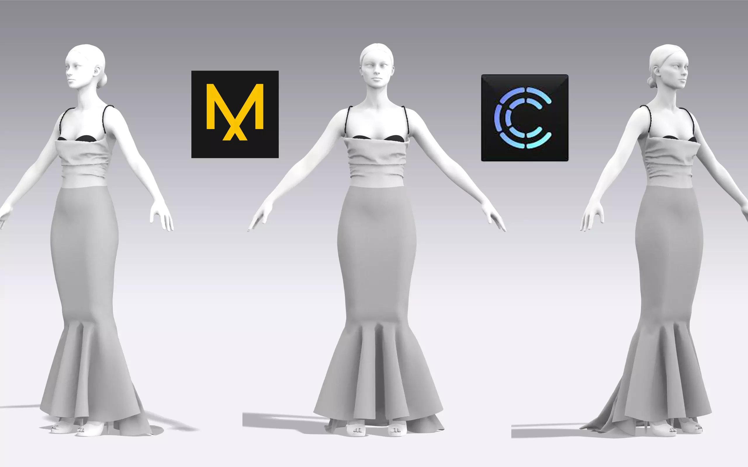 Dress Outfits MD CLO 3D ZPRJ ZPAC project files 3D model