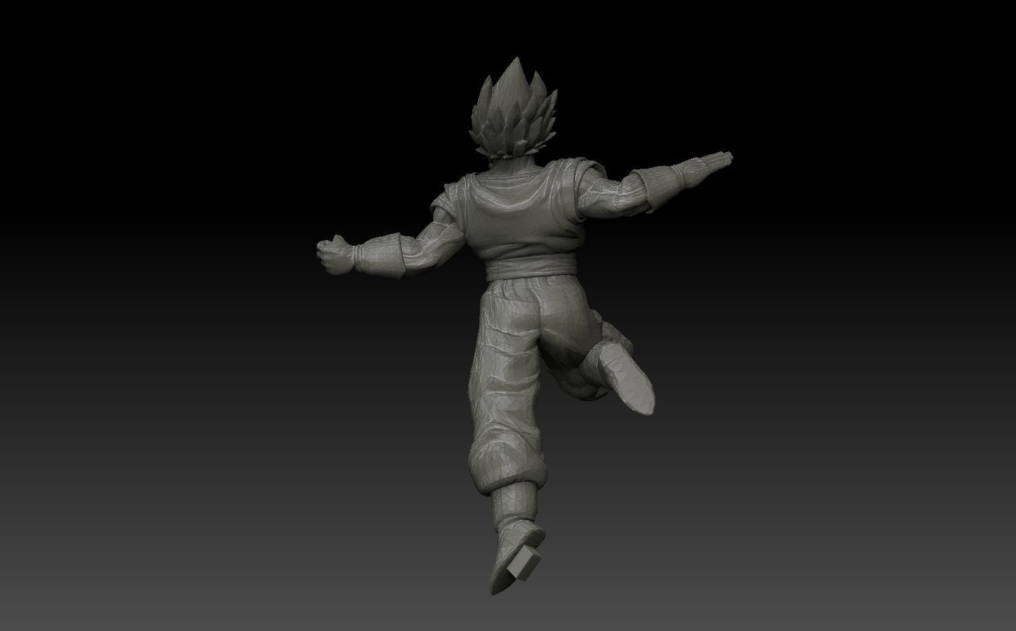 Vegetto from Dragon Ball with Spirit Sword 3D print model_6