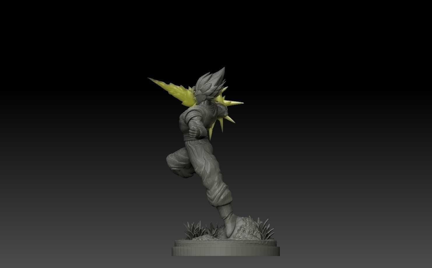 Vegetto from Dragon Ball with Spirit Sword 3D print model_3
