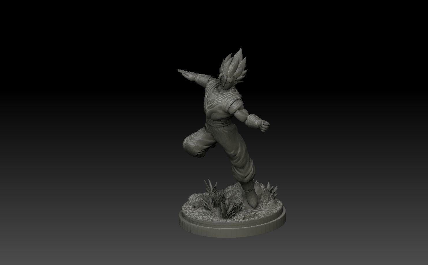 Vegetto from Dragon Ball with Spirit Sword 3D print model_5